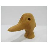 Unpainted Vintage Wooden Duck Decoy