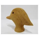 Unpainted Vintage Wooden Duck Decoy
