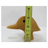 Unpainted Vintage Wooden Duck Decoy