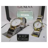 Unused His & Hers GENEVA Watches