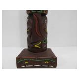 Vintage Alaskan Carved Totem by Creed Totems "Three Wise Men"