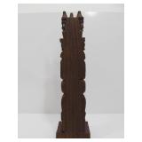 Vintage Alaskan Carved Totem by Creed Totems "Three Wise Men"