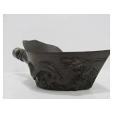 Antique Oriental Brass/Bronze Dragon Silk Iron