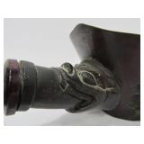 Antique Oriental Brass/Bronze Dragon Silk Iron