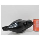 Vintage Large Heavy Vintage 11" Seal Sculpture