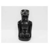 Northwest Coast Native American Carved Argillite Eagle Statue