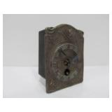 Small Vintage Clock Face w/Movement & Key