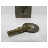 Small Vintage Clock Face w/Movement & Key
