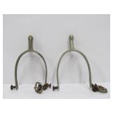 Matching Pair of Old Vintage Sportsman Horse Riding Spurs