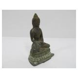 4 Small Vintage Metal Buddha Figures