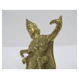 4 Small Vintage Metal Buddha Figures