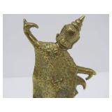 4 Small Vintage Metal Buddha Figures
