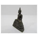 4 Small Vintage Metal Buddha Figures