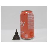 4 Small Vintage Metal Buddha Figures