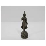 4 Small Vintage Metal Buddha Figures