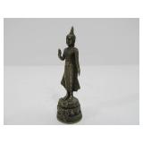 4 Small Vintage Metal Buddha Figures