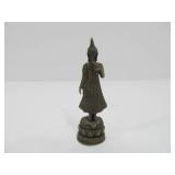 4 Small Vintage Metal Buddha Figures