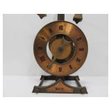 Vintage Buco Swiss Baumann Wooden Gear Clock
