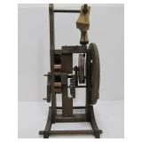 Vintage Buco Swiss Baumann Wooden Gear Clock