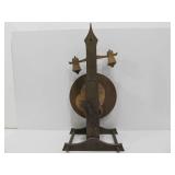 Vintage Buco Swiss Baumann Wooden Gear Clock