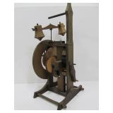 Vintage Buco Swiss Baumann Wooden Gear Clock