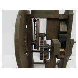 Vintage Buco Swiss Baumann Wooden Gear Clock