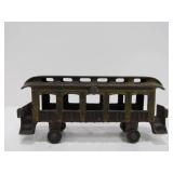 Original Antique Cast Iron Toy Trolley Car