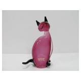 Pair of Hand Made MURANO Art Class Cats