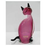 Pair of Hand Made MURANO Art Class Cats