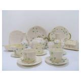 Collection of BELLEEK Shamrock China