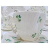 Collection of BELLEEK Shamrock China