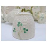 Collection of BELLEEK Shamrock China