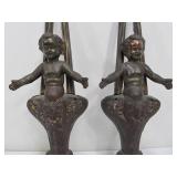 Ornate Antique Brass Cherub