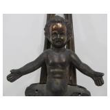 Ornate Antique Brass Cherub