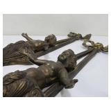 Ornate Antique Brass Cherub