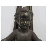 Ornate Antique Brass Cherub