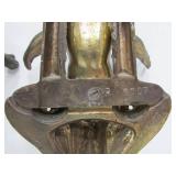 Ornate Antique Brass Cherub