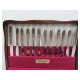 Nice Vintage Wallace Brothers Flatware Set w/Storage Case