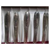 Nice Vintage Wallace Brothers Flatware Set w/Storage Case