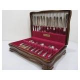 Nice Vintage Wallace Brothers Flatware Set w/Storage Case