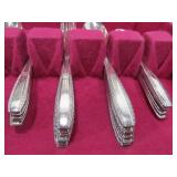 Nice Vintage Wallace Brothers Flatware Set w/Storage Case