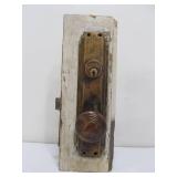 Antique Complete Door Hardware Set & Group of Door Knobs