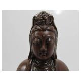 Terracotta Sitting Buddha Incense Burner Trinket Holder