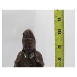 Terracotta Sitting Buddha Incense Burner Trinket Holder