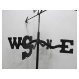 Metal "End of The Trail" Directional Weathervane