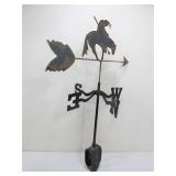 Metal "End of The Trail" Directional Weathervane