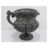 2 Ornate Vintage Metal Yard/Garden Urn Planters