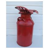 Painted Vintage Milk Can Tractor Seat Stool Chair