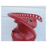 Painted Vintage Milk Can Tractor Seat Stool Chair