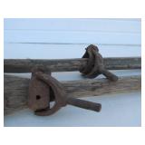 2 Sets of Vintage Wooden Oars/Paddles